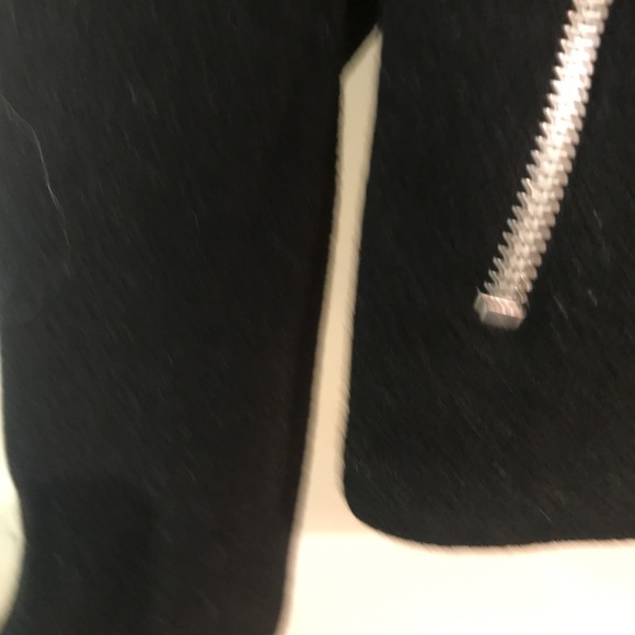 BlACK WOOL MOTORCYCLE JACKET: STEPHEN SPROUSE MUSEUM PIECE  SIZE M - Picture 10 of 14